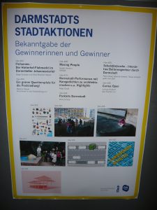 Read more about the article Gewinn bei > Stadtaktionen < des Masterplanprozess Darmstadt 2030+  !