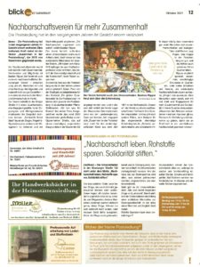 Read more about the article Quartierladen: Toller Artikel in Zeitung „Blickpunkt Darmstadt“ über unsere Vereinsarbeit…