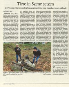 Read more about the article Biotop: Schöner Artikel im Darmstädter Echo zu unseren beiden Naturfotografen Harald und Jan…