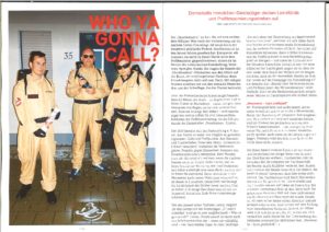 Read more about the article Ghostbusters: Toller Artikel im P-Magazin über unsere Aktionen gegen Profitmonster im Wohnungsbau und Horror-Mieten