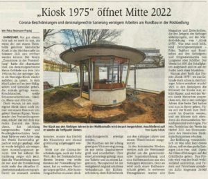 Read more about the article Kiosk 1975: Schöner Artikel im Darmstädter Echo zu unserem  kommenden Kultur-Kiosk…