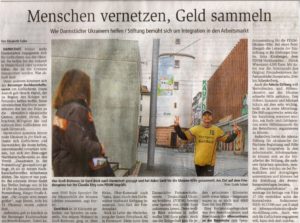 Read more about the article Krieg in Europa: Darmstädter Echo berichtet in Oster-Ausgabe über unser Engagement für Flüchtlinge
