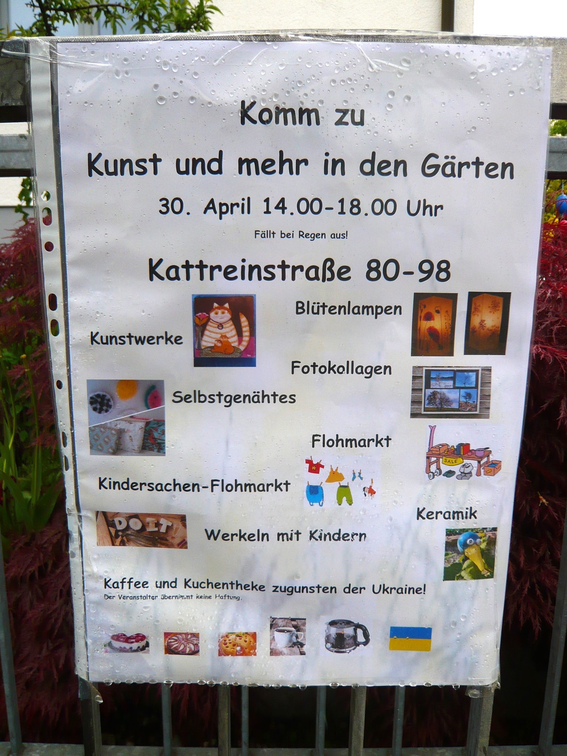 You are currently viewing Quartier: Kunst und mehr in den Gärten der Kattreinstraße 80-98  – Solidarität mit Ukraine