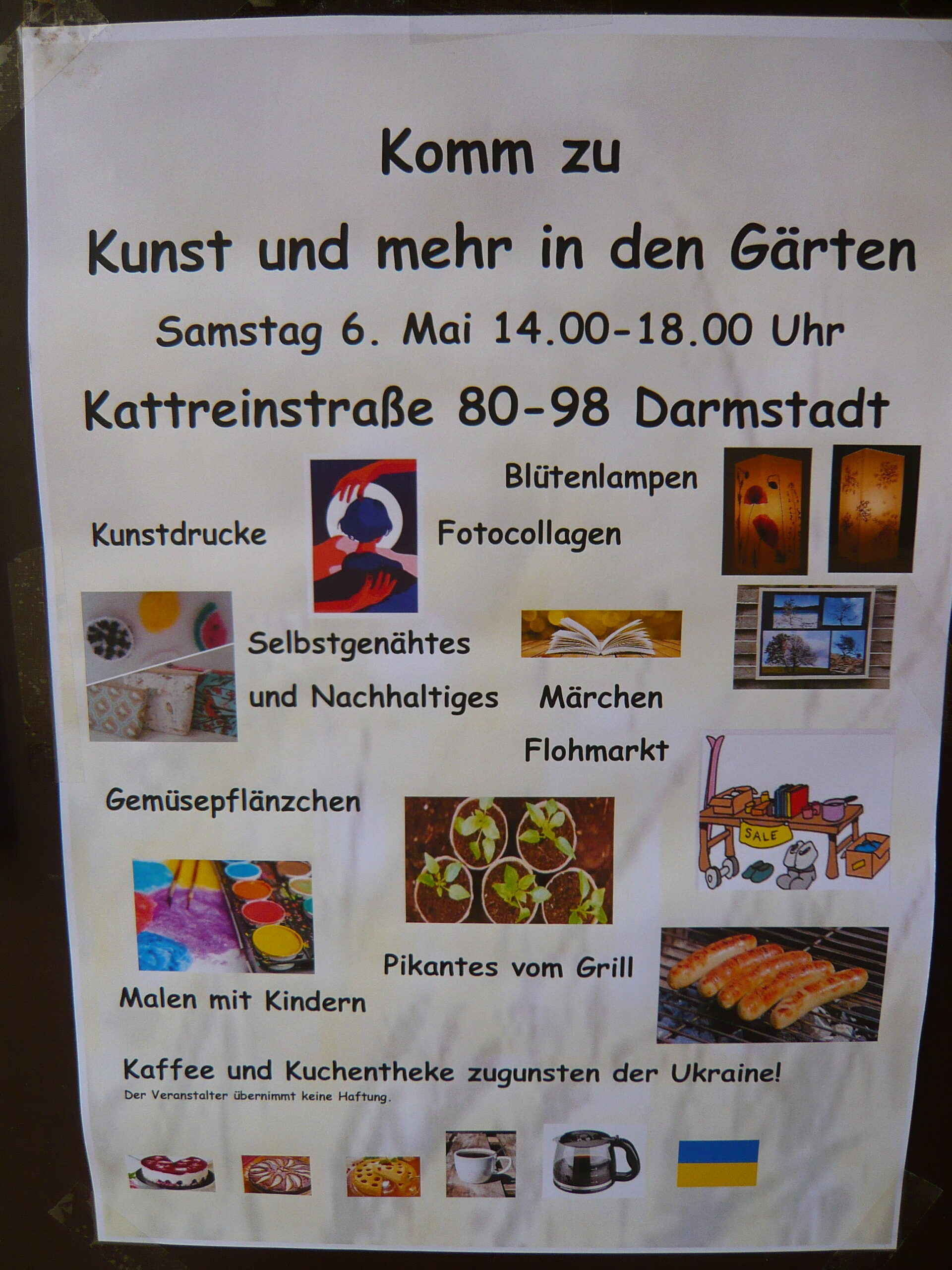You are currently viewing Quartier: Am 06. Mai wieder „Kunst und mehr in den Gärten“ in der Kattreinstraße
