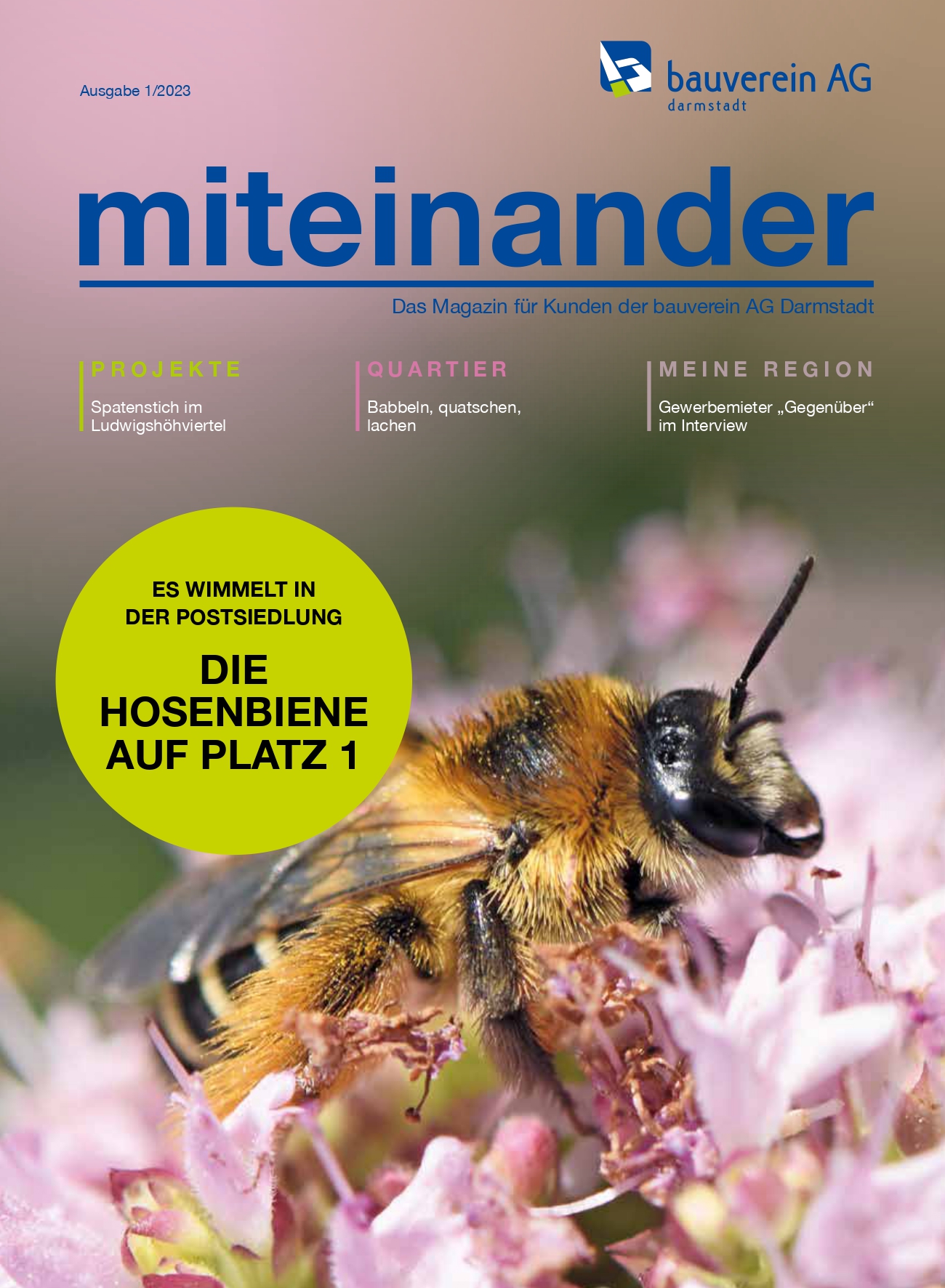 Read more about the article Biotop: Toller Artikel in neuer Mieterzeitung der Bauverein AG!