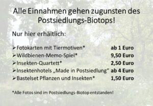 Read more about the article Biotop: Am Samstag ist Flohmarkt und Sommerfest im Quartier – das Postsiedlungs-Biotop ist auch dabei!