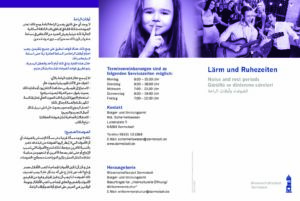 Read more about the article Quartier: Neuer mehrsprachiger Flyer der Stadt zum Thema Lärm und Ruhezeiten
