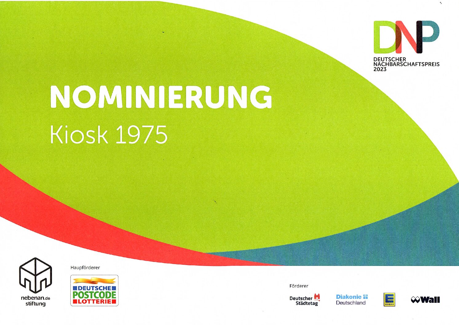 You are currently viewing Kiosk 1975: Wir sind für den Deutschen Nachbarschaftspreis 2023 nominiert!